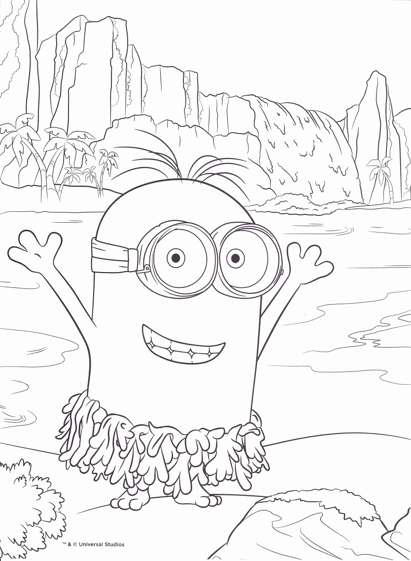 Coloriage A Imprimer De Minion