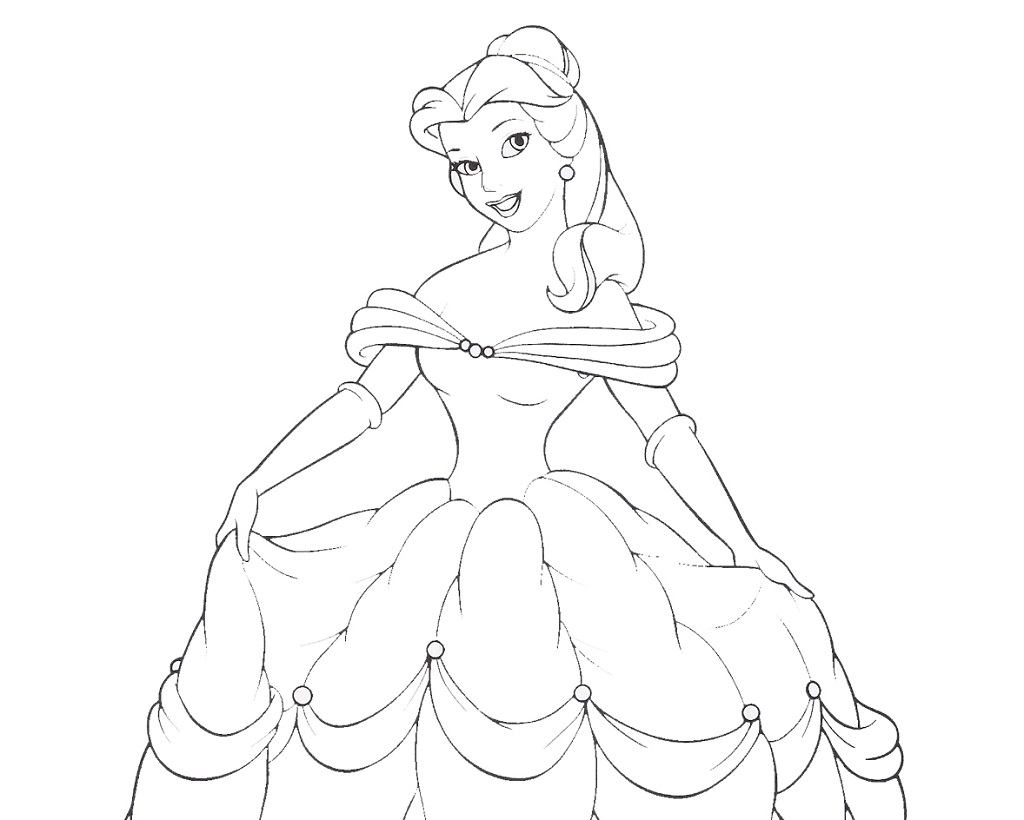 Coloriage en ligne princesse   imprimer gratuit 18