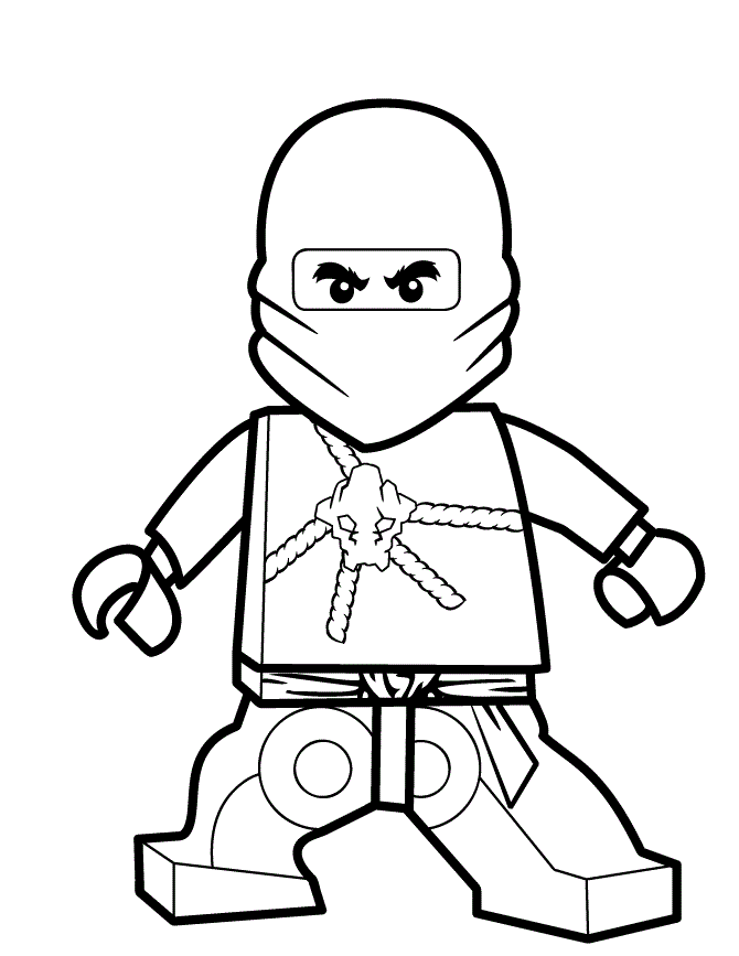 Coloriage Ninjago Serpent A Imprimer