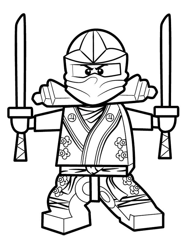 Coloriage A Imprimer Ninja