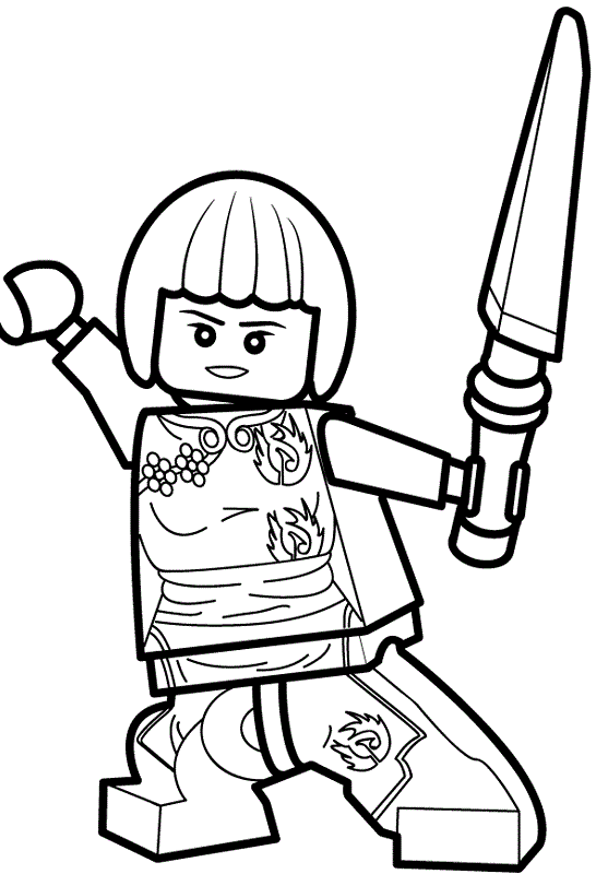 Coloriage et dessin de Ninjago à imprimer