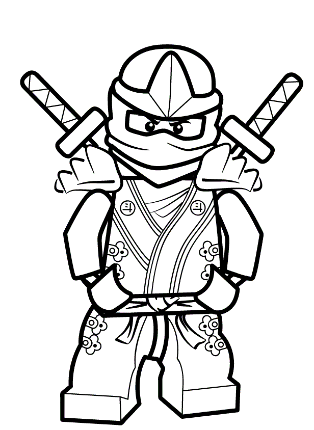 Coloriage et dessin de Ninjago à imprimer