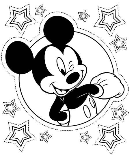 Coloriage Mickey A Imprimer Mickey Noel Mickey Bebe