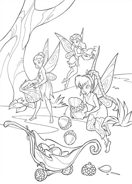 coloriage dessin fee clochette a imprimer