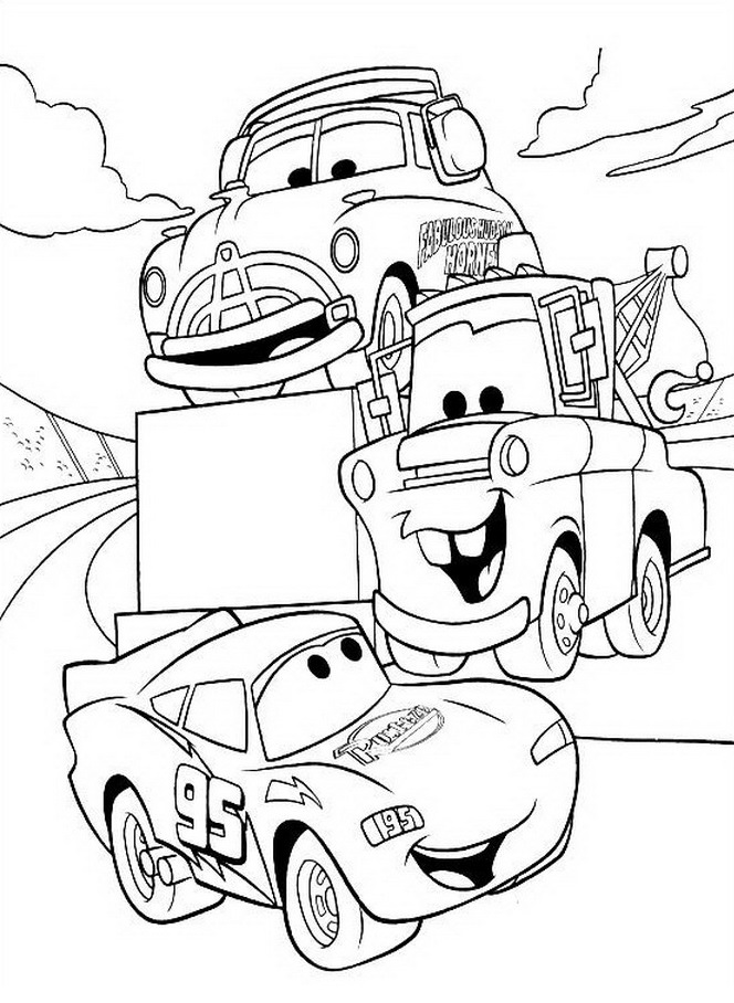 Coloriage Cars 2 Flash Mcqueen