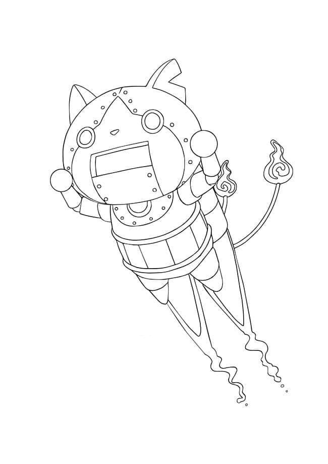 coloriages yo kai watch dessins a imprimer