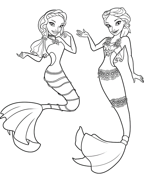 Coloriage De Barbie Gratuit