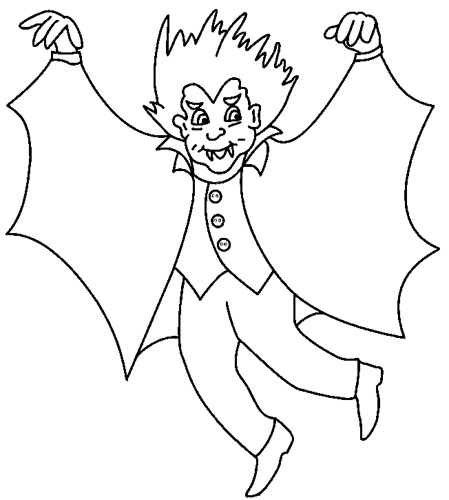 Coloriages Halloween (citrouille, sorcière, squelette, vampire…)