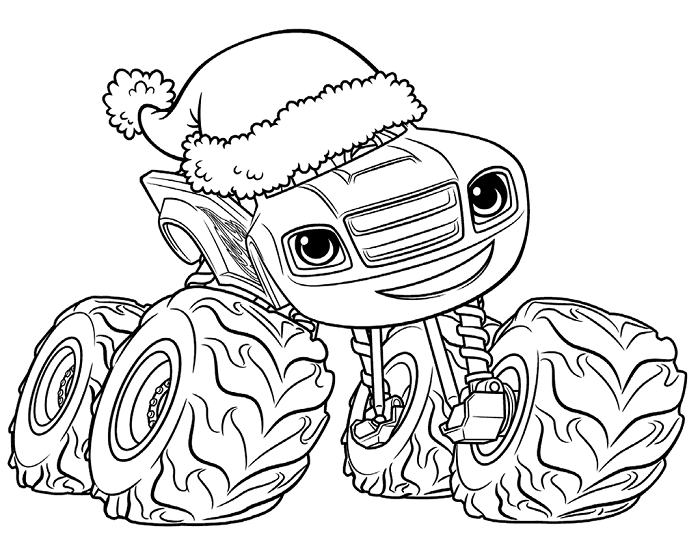 Coloriages Blaze et les Monster machines (avec AJ, Crusher, …)