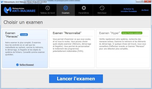 Tutoriel Malwarebytes 5