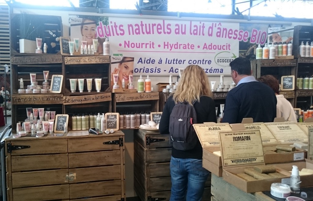 Salon vivez nature - produits au lait d'ânesse