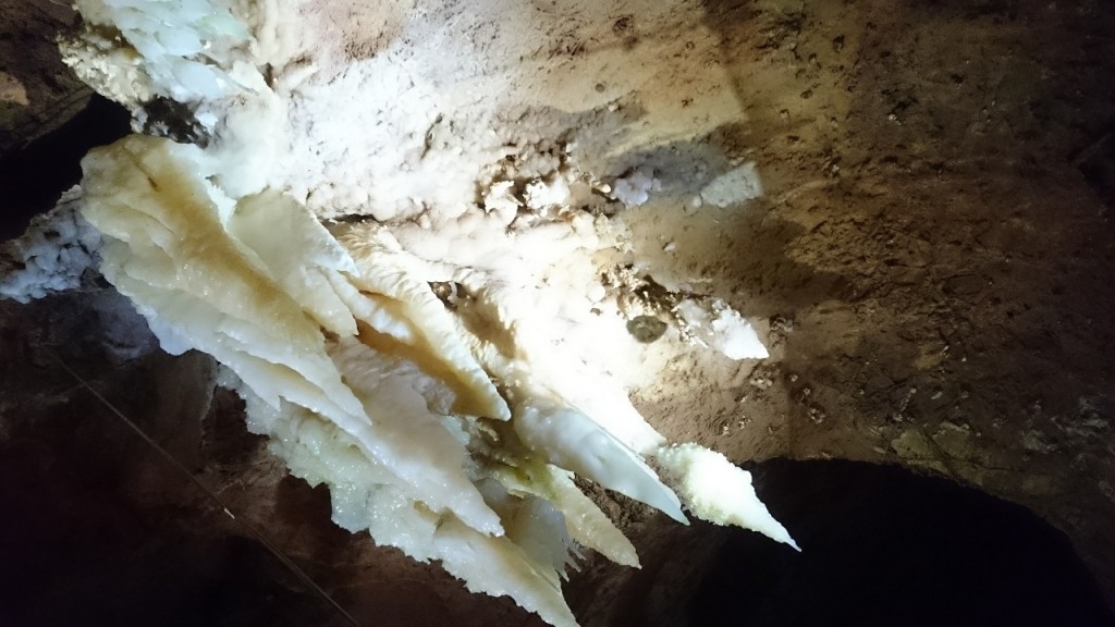 Grotte de baume obscure - intérieur