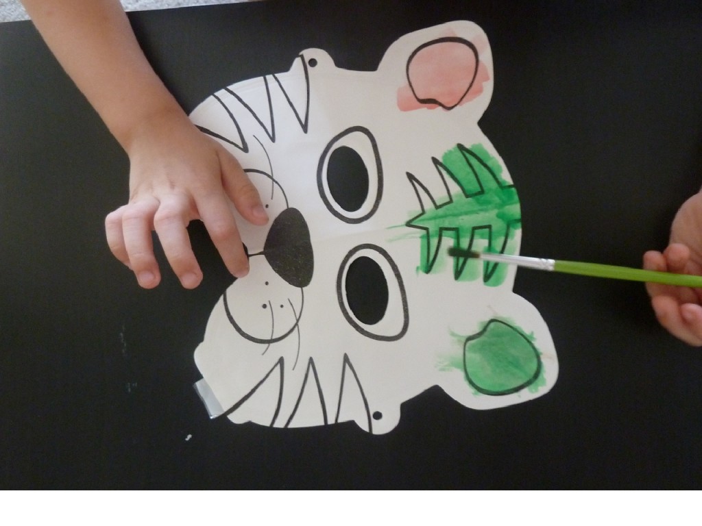 Activité enfants - Masques à peindre et à gonfler - 6