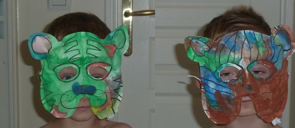 Activité enfants - Masques à peindre et à gonfler - 8