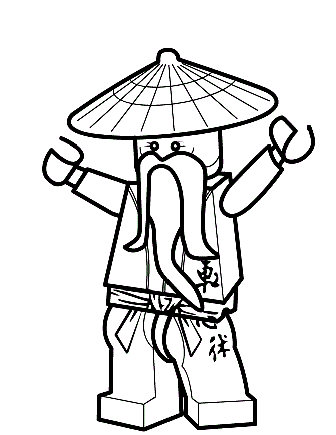 Coloriage et dessin de Ninjago à imprimer