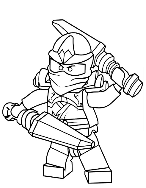 Coloriage et dessin de Ninjago à imprimer