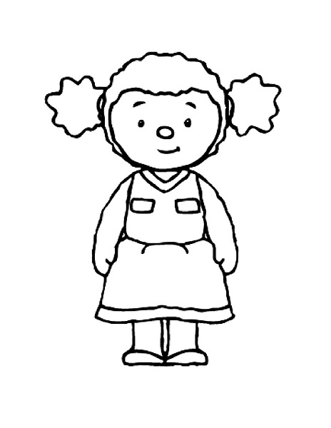 Coloriage Tchoupi et Doudou 12 dessin gratuit à imprimer