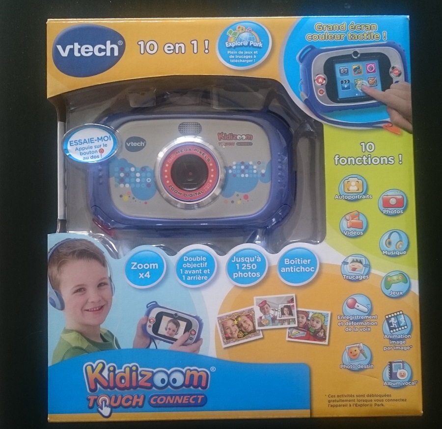 Kidizoom Touch Connect test et avis de l’appareil photo numérique pour enfants de Vtech