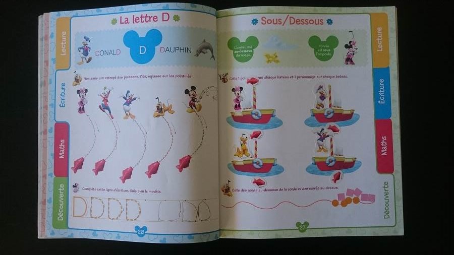 L’apprentissage de l’alphabet – Ma méthode pour les twins - J'apprends avec la Maison de Mickey - 3