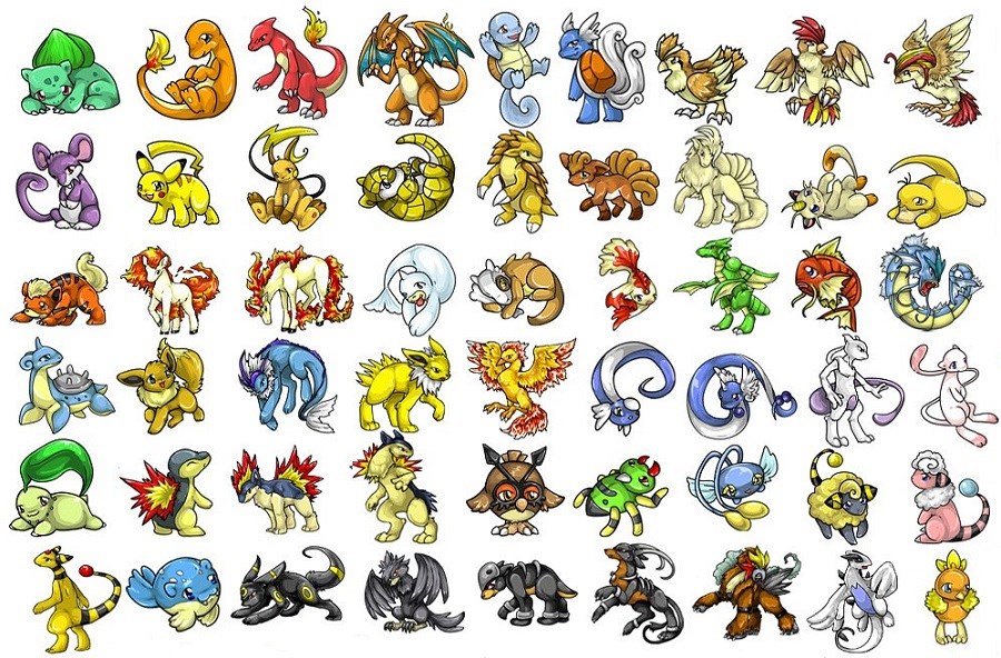 Coloriage Pokemon (Dessins de Pikachu, Sacha, Bulbizarre…)