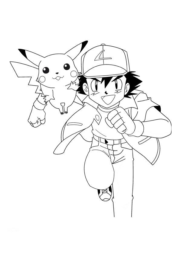 Coloriage Pokemon (Dessins de Pikachu, Sacha, Bulbizarre…)