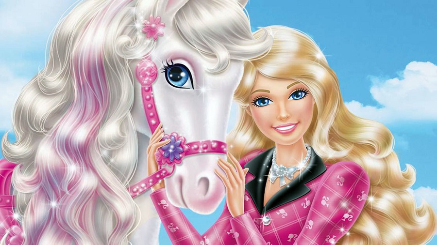 Coloriages Barbie princesse à imprimer