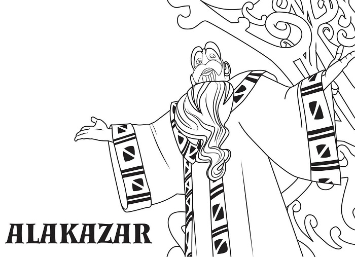Coloriage gratuit à imprimer - Alakazar
