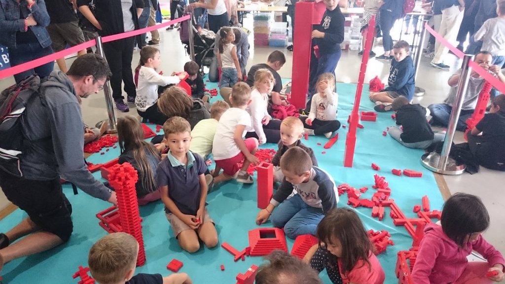 Lego MOC – Exposition Briqu’expo à Lyon - Construction libre pour les enfants