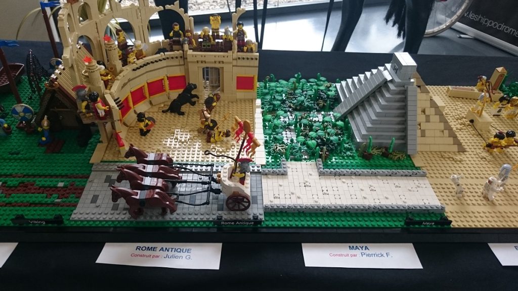 Lego MOC – Exposition Briqu’expo à Lyon - Mayas et Rome antique