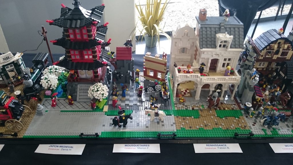 Lego MOC – Exposition Briqu’expo à Lyon - Mousquetaires et Japon Médiéval