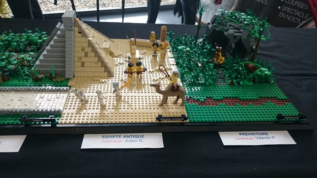 Lego MOC – Exposition Briqu’expo à Lyon - Préhistoire et Egypte antique