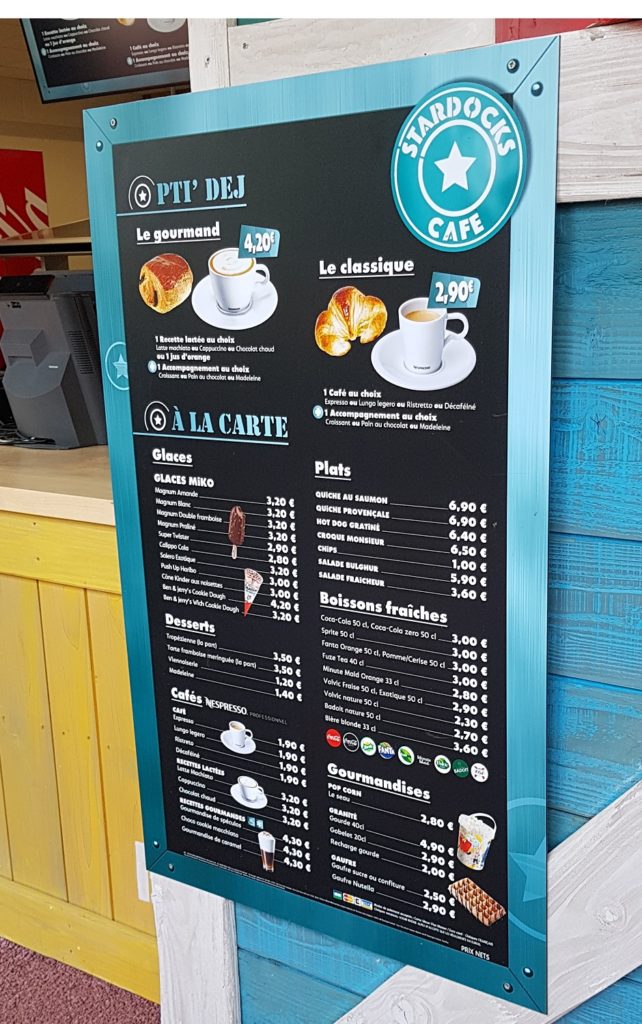STARDOCKS CAFE - LA CARTE