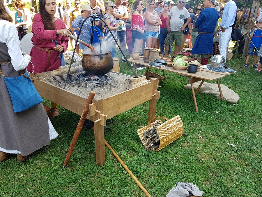Campement viking à Lyon - Le centre du campement 2