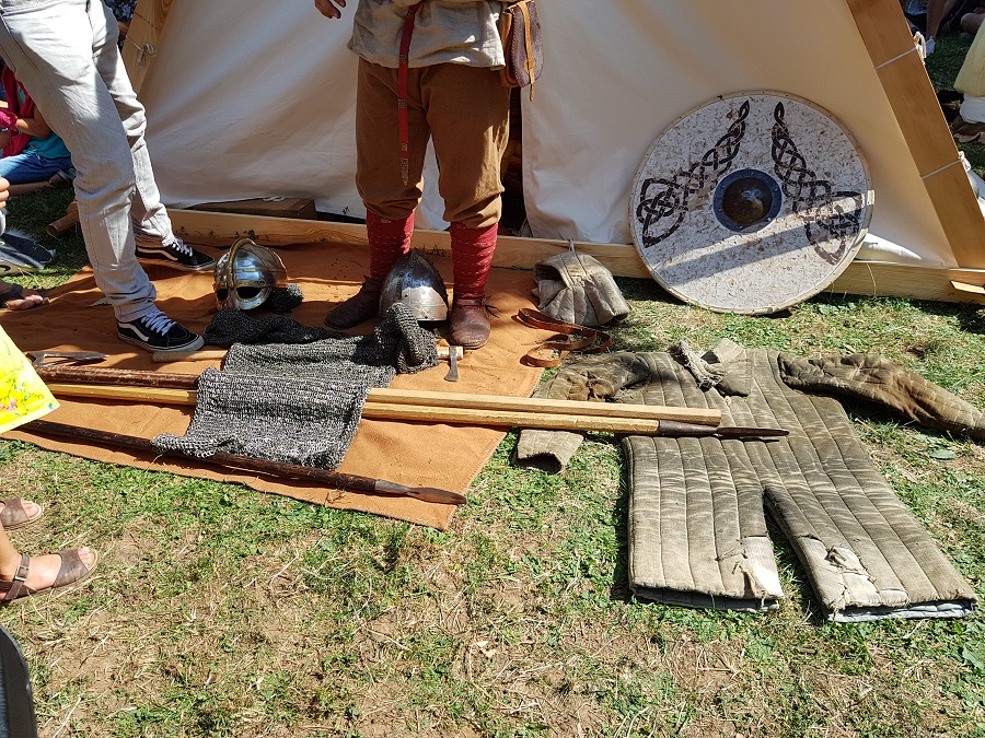Campement viking à Lyon - Présentation d'équipement