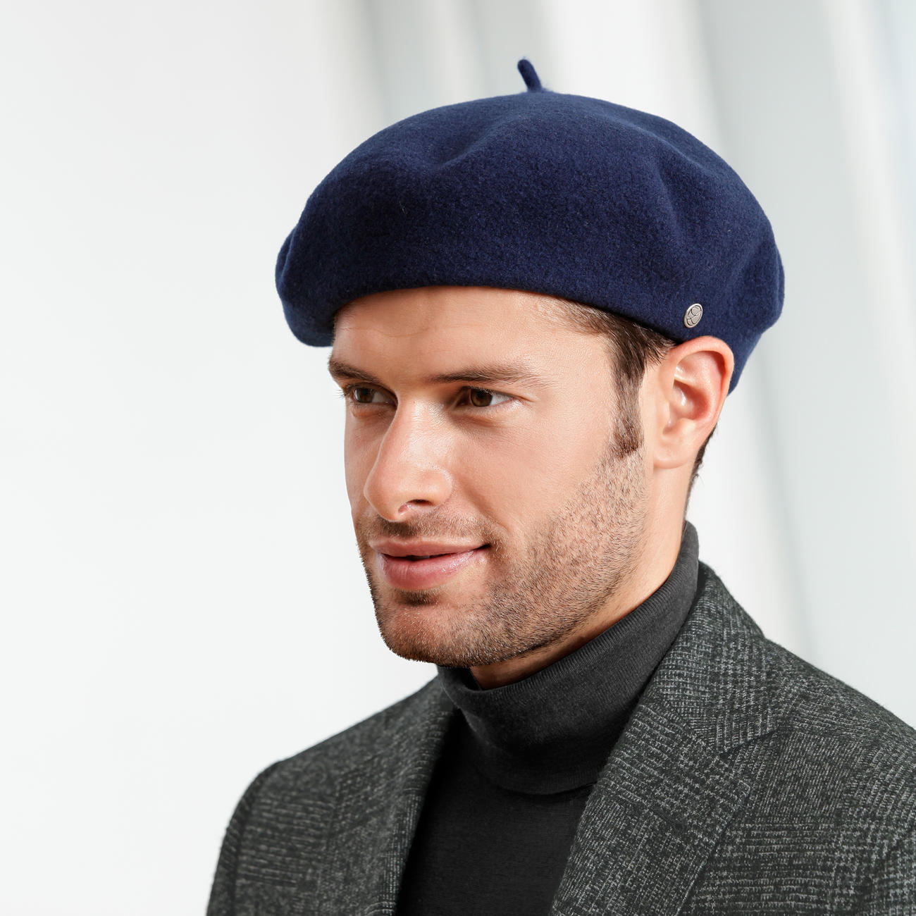 Casquette plate - Homme - Pure Laine