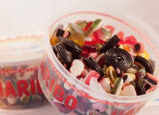 Bonbons Haribo boite personnalisée