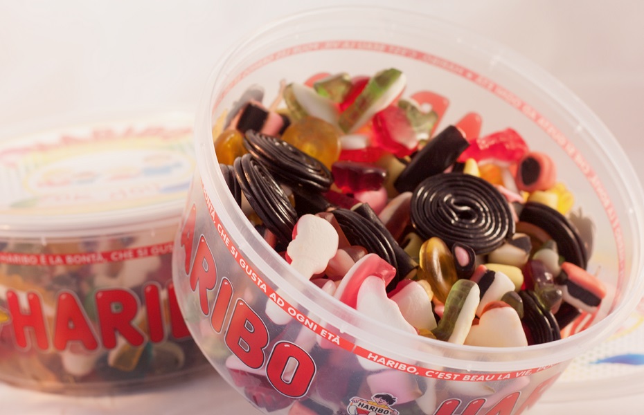 Bonbons Haribo boite personnalisée