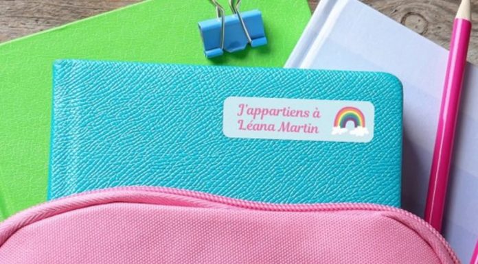 Comment réaliser des étiquettes pour ton enfant pour ses fournitures scolaires