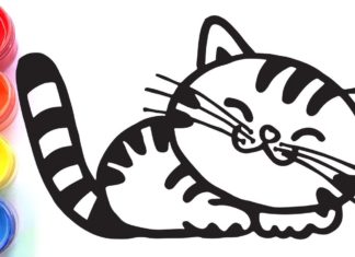 Coloriage chaton à imprimer gratuitement