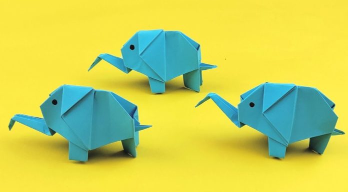 Techniques pour ton premier origami éléphant