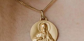 médaille de bapteme embleme valeur papa