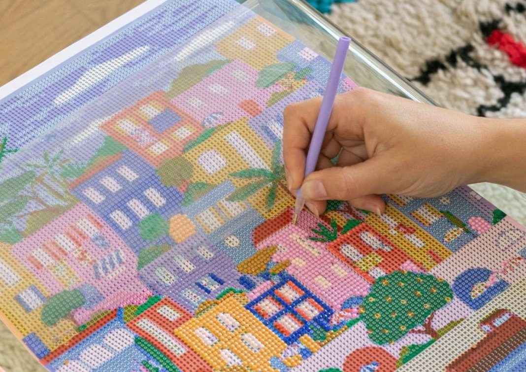 Activité broderie diamant