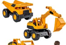 jouets engins de chantier pelleteuse